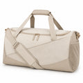 Borsa da viaggio 50 x 25 x 28 cm in tessuto beige con tracolla regolabile