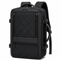 Zaino porta laptop 45 x 30 x 15 cm nero in tessuto sintetico con manici e tasche multiple