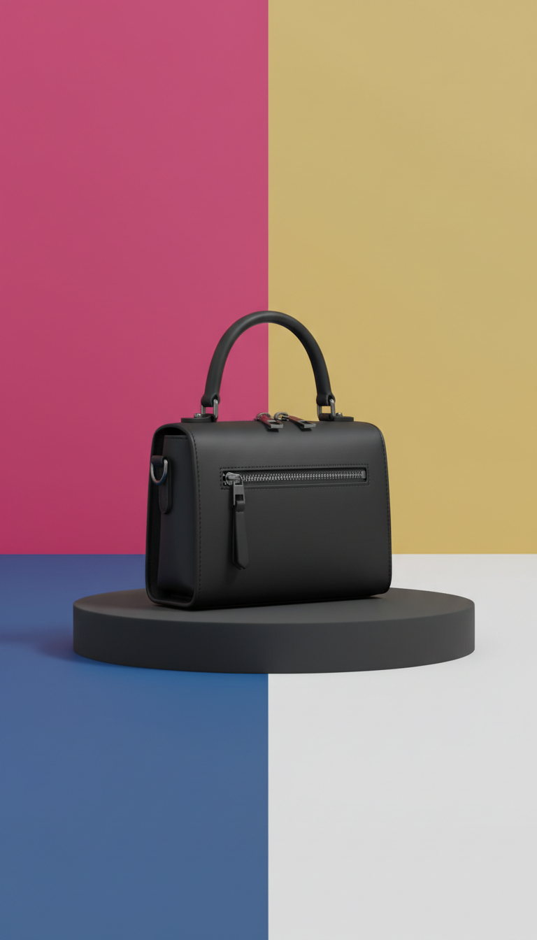Mini borsa a spalla nero grafite
